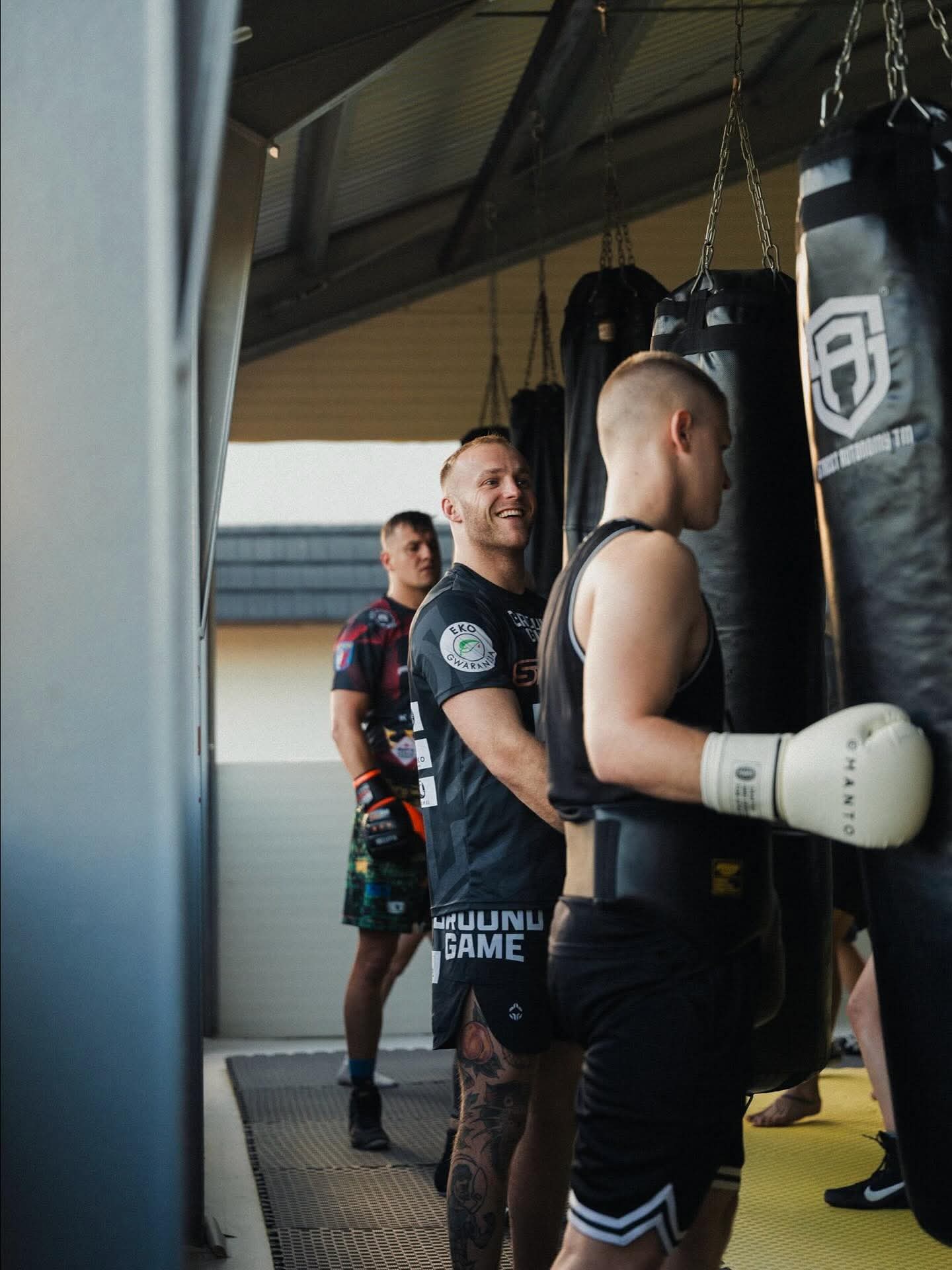 Trening sportow walki - worki bokserskie
